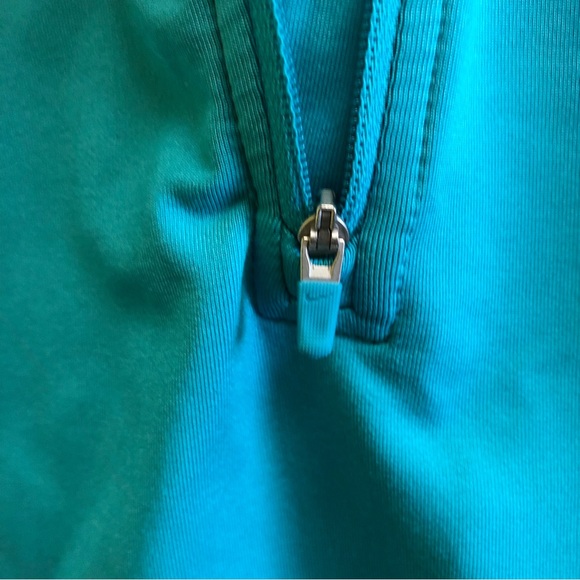 Nike Pro Warm Dri-fit Active 1/2 Zip Lined Top Shirt / Women's Medium / Exercise - Picture 5 of 10